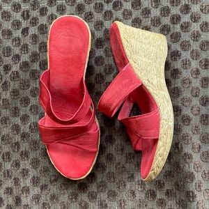 Red Espadrille Heel
